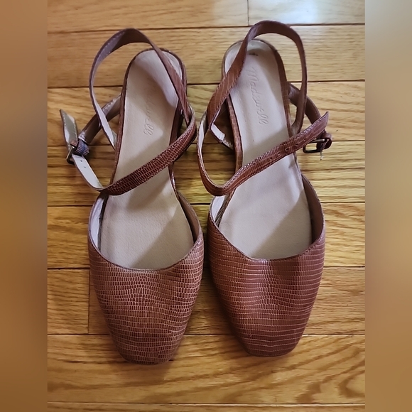 Madewell The Jeanne Slingback Sandals - Picture 1 of 7